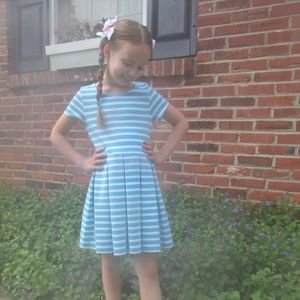 Polo Ralph Lauren Blue & White Striped Dress